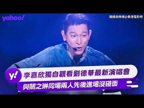 李嘉欣獨自觀看劉德華最新演唱會 與關之琳同場兩人先後進場沒碰面 Yahoo TV 娛樂星聞