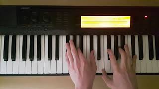f#m7 - piano chords - how to play