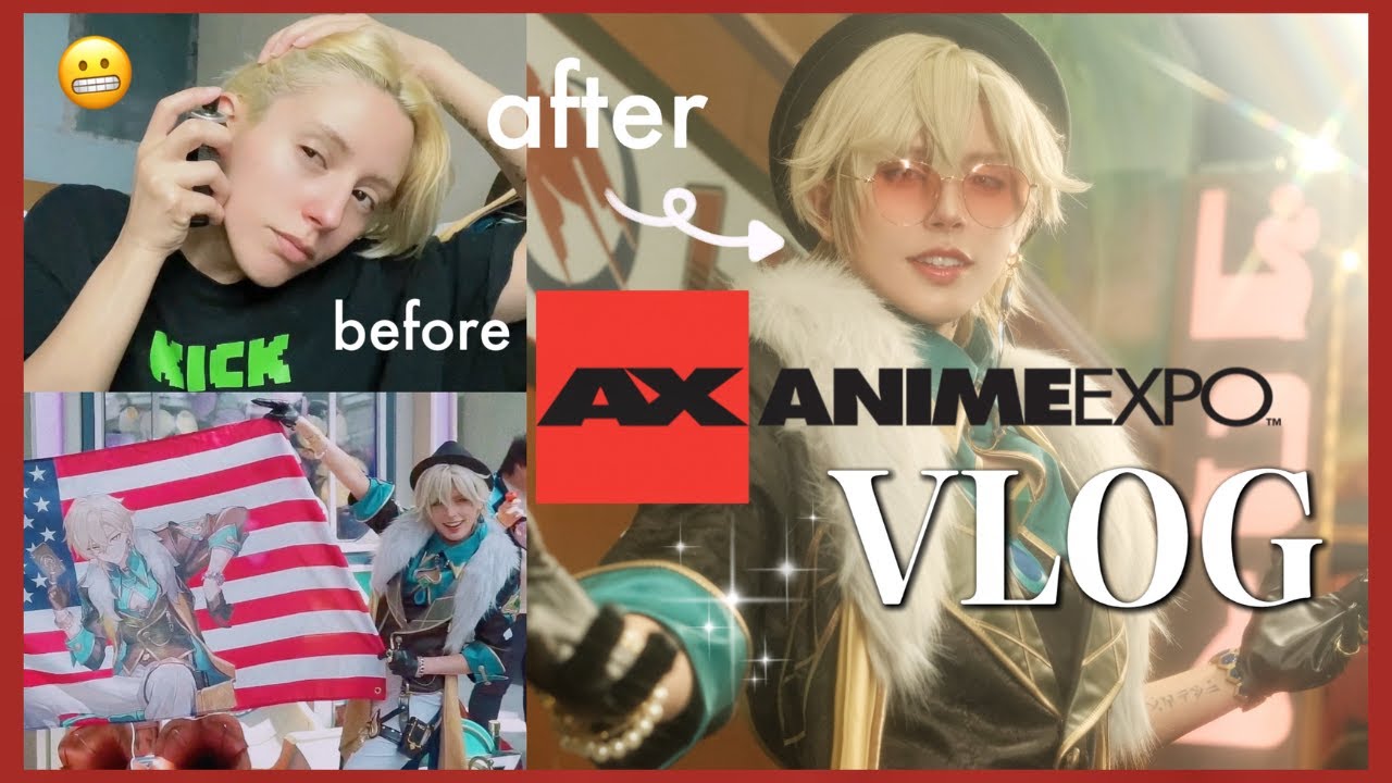 ANIME EXPO 2024 Cosplay Vlog | Aventurine cosplayer at Honkai: Star Rail booth, 4th of July chaos 🇺🇸