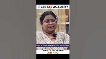 #upsc #csbiasacademy #balalathamadam #upsc2022results #upsc2023 #shorts #telugu #youtubeshorts