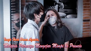 Donna Agnesia dan Darius Sinathrya Antar Anak Mengejar Mimpi ke Prancis