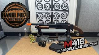 Handi M870 Shotgun Electric Mag-Fed Gel Blaster – m416gelblaster