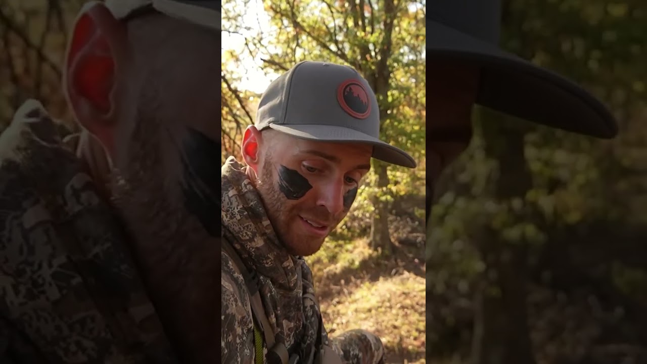 Calling Big Deer: Hunter's Intense Tree Stand Antics Go Viral! #shorts