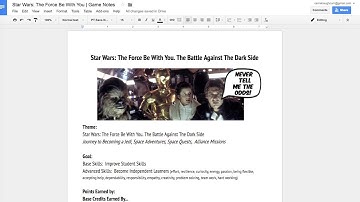 My Classroom Gamification Process: Part 1 Planning The Game