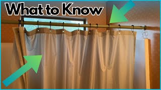 Shower Curtain and Curtain Rings Review