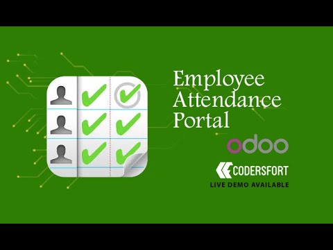 odoo Attendance Portal | odoo Portal Employee Attendance | odoo Portal Attendance