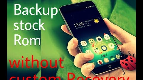 how to backup (dump) stock rom without pc and without custom recovery