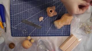 Шарнирная кукла своими руками с нуля часть 10. Шейный и торсовый шарнир. Шарнирная кукла своими руками с нуля часть 10. Шейный и торсовый шарнир.