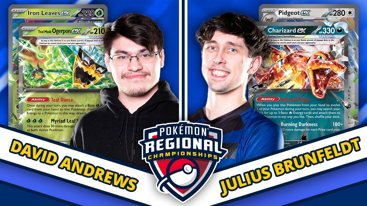 David Andrews Vs Julius Brunfeldt - Pokémon TCG Top 8 | 2026 Seattle Regional Championships