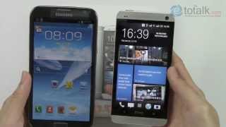 HTC ONE M7 VS Samsung GALAXY Note II N7102 Camera