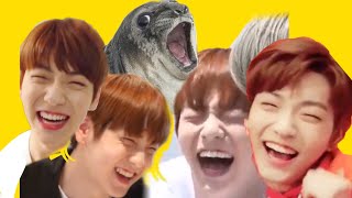 TXT Soobin laughing like a seal for 2 minutes straight