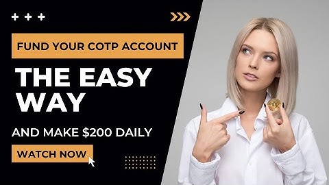 HOW TO FUND YOUR COTP ACCOUNT THE EASY WAY.  #cotp #cryptocurrency #binance
