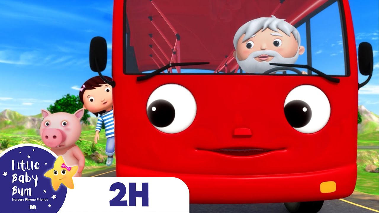 ⁣Bus Go Round and Round the Hills | Baby Song Mix - Little Baby Bum Nursery Rhymes