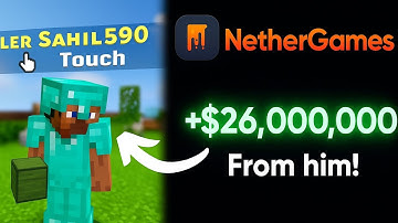 NetherGames - My subscriber gave me $26million! | #minecraft #nethergames #skyblock