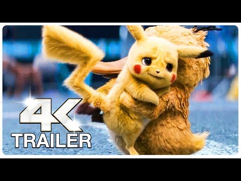 POKEMON Detective Pikachu : 11 Minute Clips + Trailers (4K ULTRA HD) NEW 2019