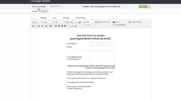 Post-Appointment Follow Up - Infusionsoft