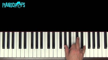 How to play C# minor (C#m) on the Piano