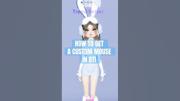 HOW TO GET A CUSTOM MOUSE IN DTI! ✨😍