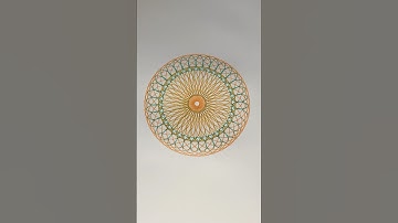 Don’t skip this – the final shape is pure madness! #spirograph #satisfying #art #asmr #usa #foryou