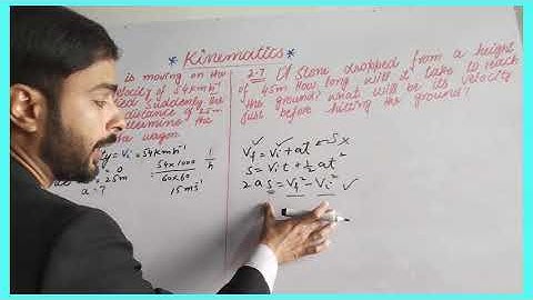Chapter 2 - Kinematics - Numericals 2.6 to 2.10 - New Book Class 9 Physics