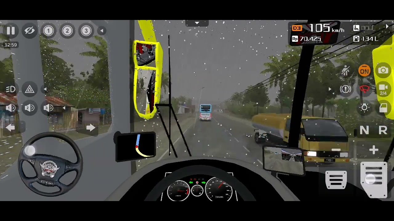 Test drive ceres tours bus (YANSON VIKING 11TH GENERATION) in bussid