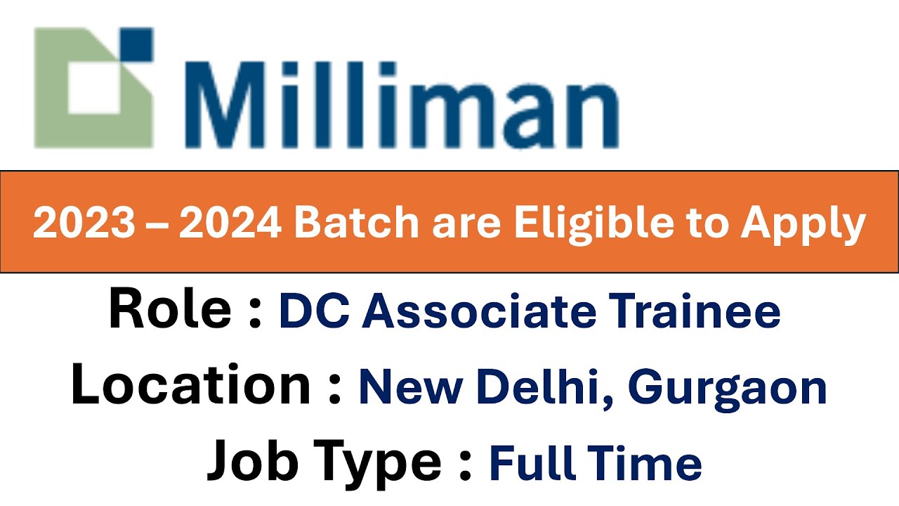milliman-hiring-dc-associate-trainee-i-2023-2024-i-batch-are-eligible