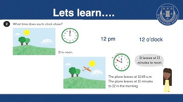 Year 3- Lesson 3 -12 hour and 24 hour clock