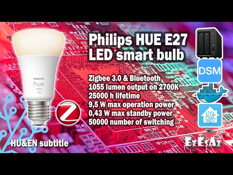 64 Philips HUE A60 – dimmable Zigbee E27 smart bulb – 1100 lumen - Bluetooth and Zigbee