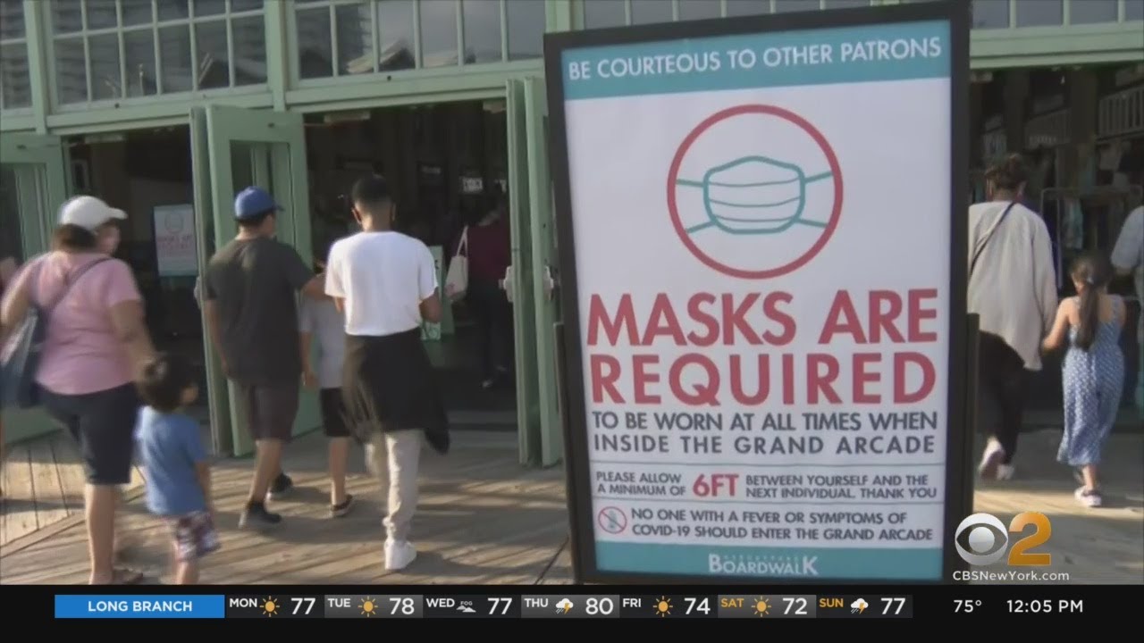 Beach Goers Flock To Jersey Shore For Labor Day