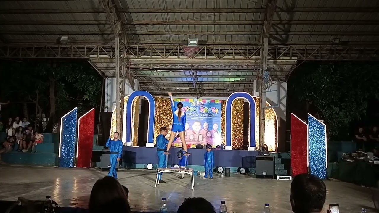 Acrobatics show, jamboree, Variety show, Barangay Fiesta, Brgy. Timbao Binan Laguna 