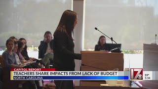 North Carolina teachers share impacts from lack of budget