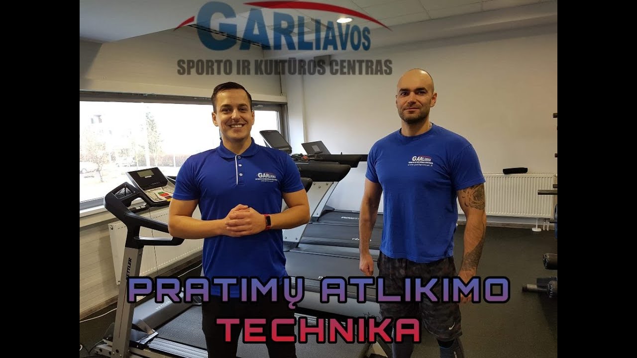 GSKC sportas. Pratimų atlikimo technika. Pratimai krūtinei su pasipriešinimo guma