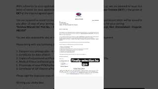 finally selection Ho Gaya Krisna Maruti My first job ( operating engineer trainee) #job #maruti