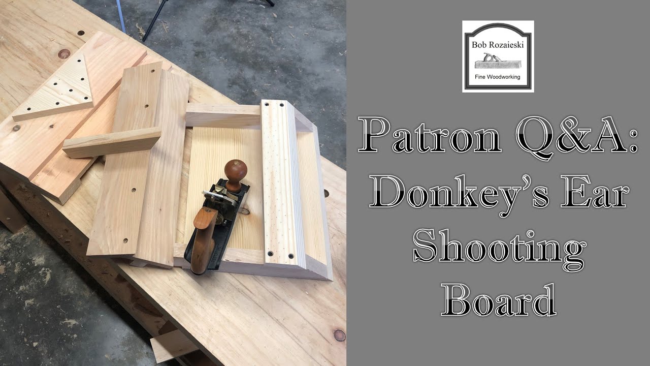 Miter Shooting BoardsDonkeys EarSplined Miter YouTube