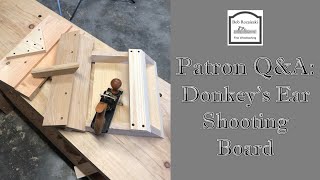 Miter Shooting Boards|Donkeys Ear|Splined Miter