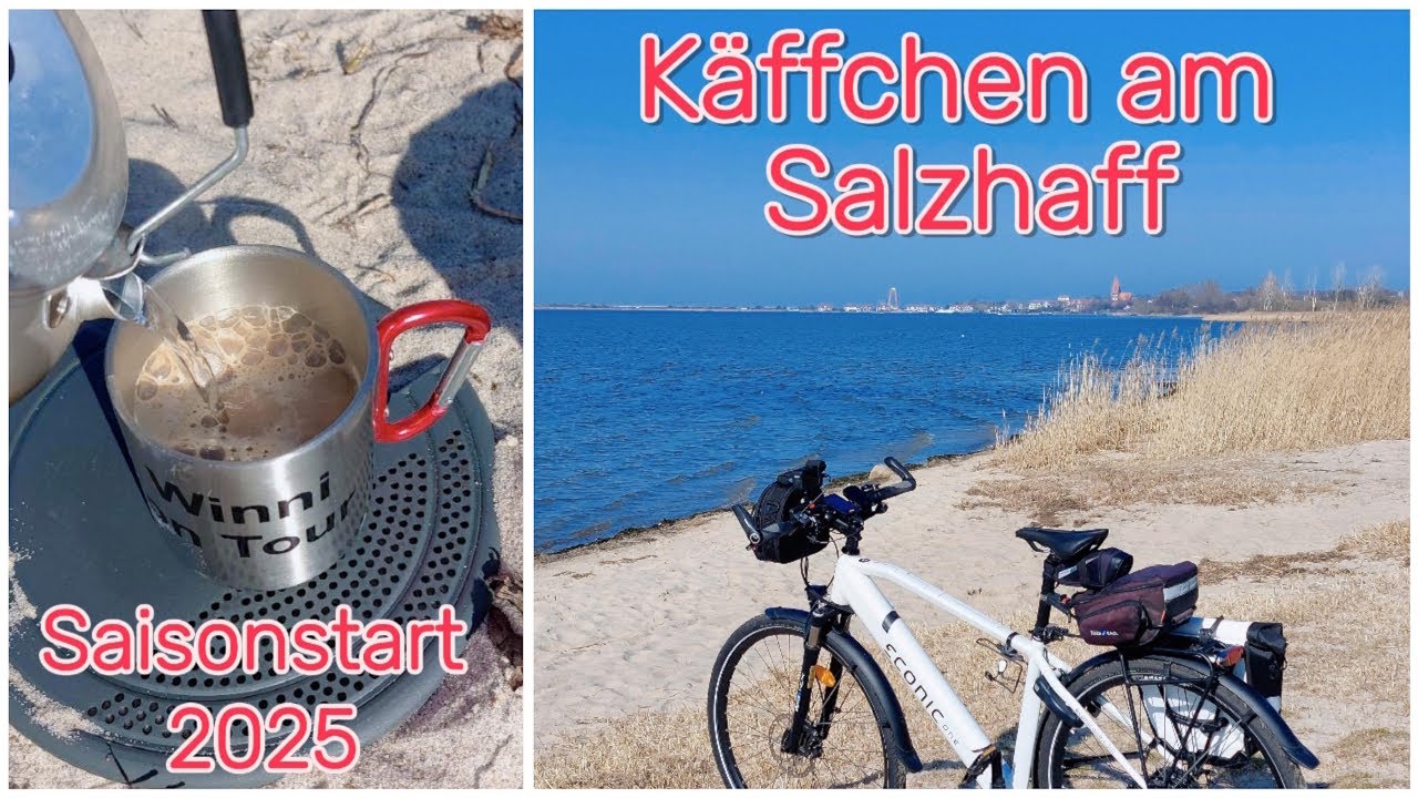 Radtour Richtung Ostsee 🌊🌞 Das Salzhaff bei Rerik incl. Käffchen☕️ und Kettenriss😬