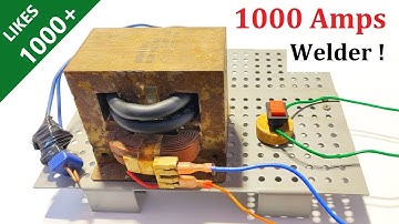 New Idea ! Make 1000 Amps Welding Machine with Microwave Transformer - High Current Welder