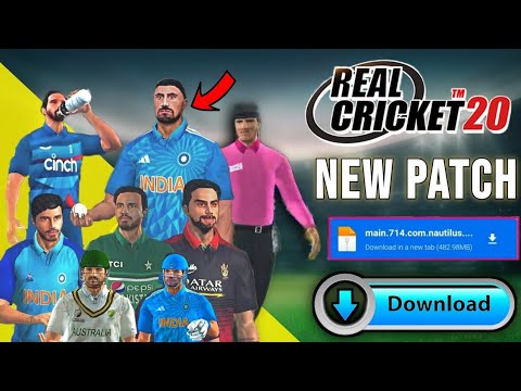 Real Cricket 20 Patch Update | How to Download Real Cricket 20 New ...