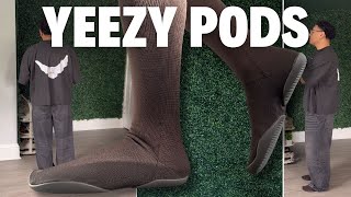 Affordable Comfort? 20$ Yeezy Pods Review Styling & On Feet Look!