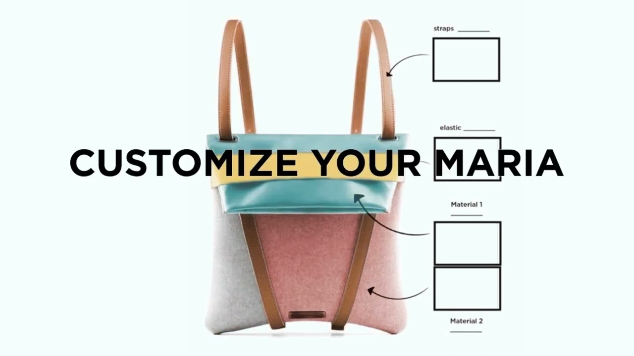 CUSTOMIZE YOUR BAG | Personalize your bag with colors and textures