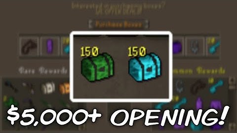 *$5,000 BRAND NEW CASKET OPENING ON MY OWN CUSTOM RSPS!!* : THIS WAS INSANE.. (HUGE GIVEAWAY)