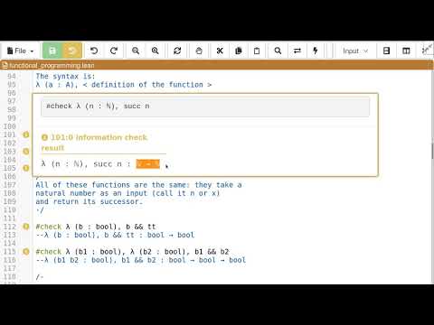 Introduction to Programming in Lean - YouTube