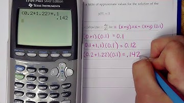 Math251 Section 11.3C  (Euler