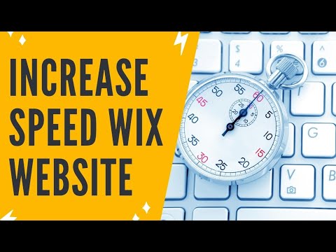 INCREASE SPEED WIX
