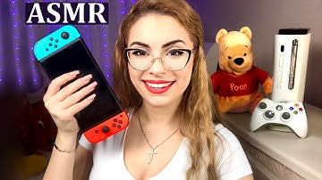 ASMR W/ My NINTENDO SWITCH ❤ Controller Sounds
