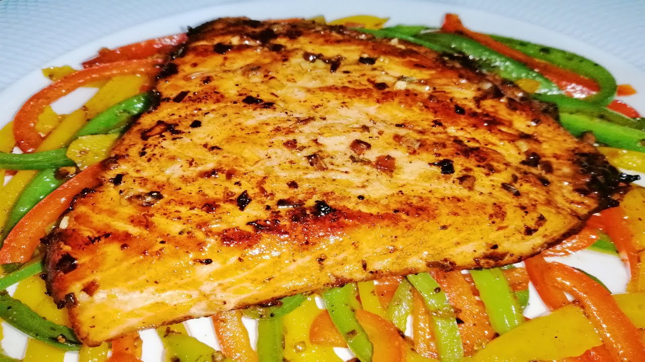 Diet Quick Pan Seared Salmon / Diet recipe /No Oven Salmon / Bell