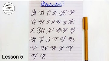 How to use cut markers (Lesson 5) |  Capital letters  | English calligraphy #howtousecutmarkers