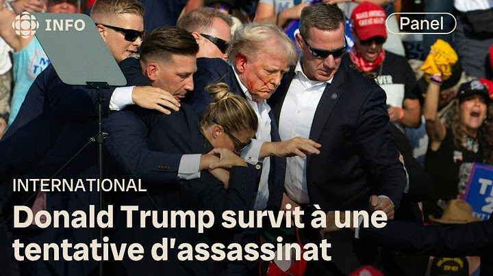 Ce qu'on sait au lendemain de la tentative d’assassinat contre Donald Trump