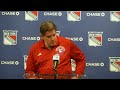 NYR Practice: Peter Laviolette Media Availability | December 21, 2023