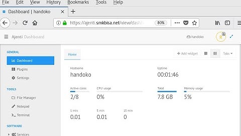 Instalasi dan Konfigurasi Ajenti pada Debian 9   | Linux Environment